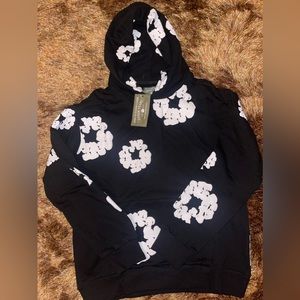 Denim Tears The Cotton Wreath Hoodie Black